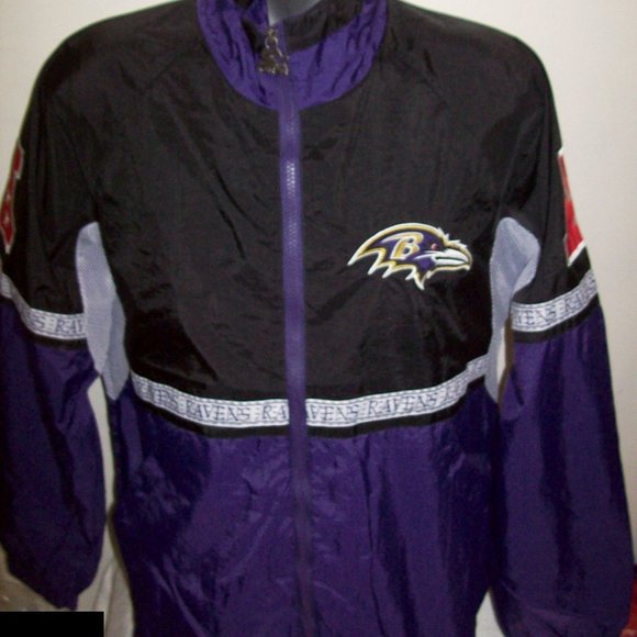 BALTIMORE RAVENS NFL Starter Nylon Safari Jacket 2X - Picture 3 of 16